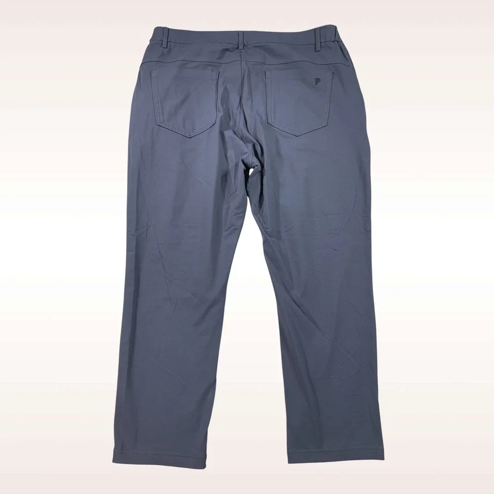 Public Rec Gamechanger‎ Pants Mens 40x28 Blue Straight Tech Stretch 5-Pocket